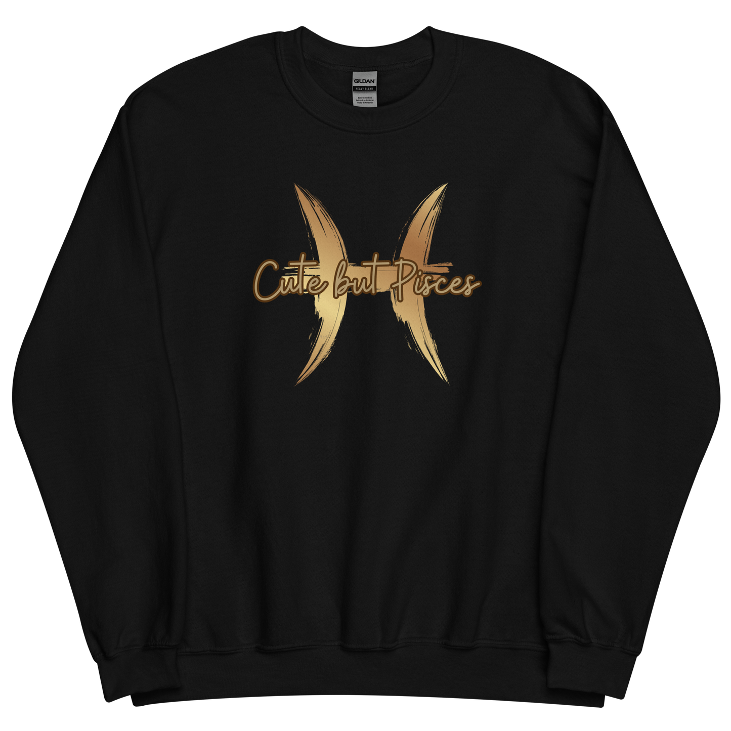 Black sweatshirt with "Pisces" Original Nine-29 Design