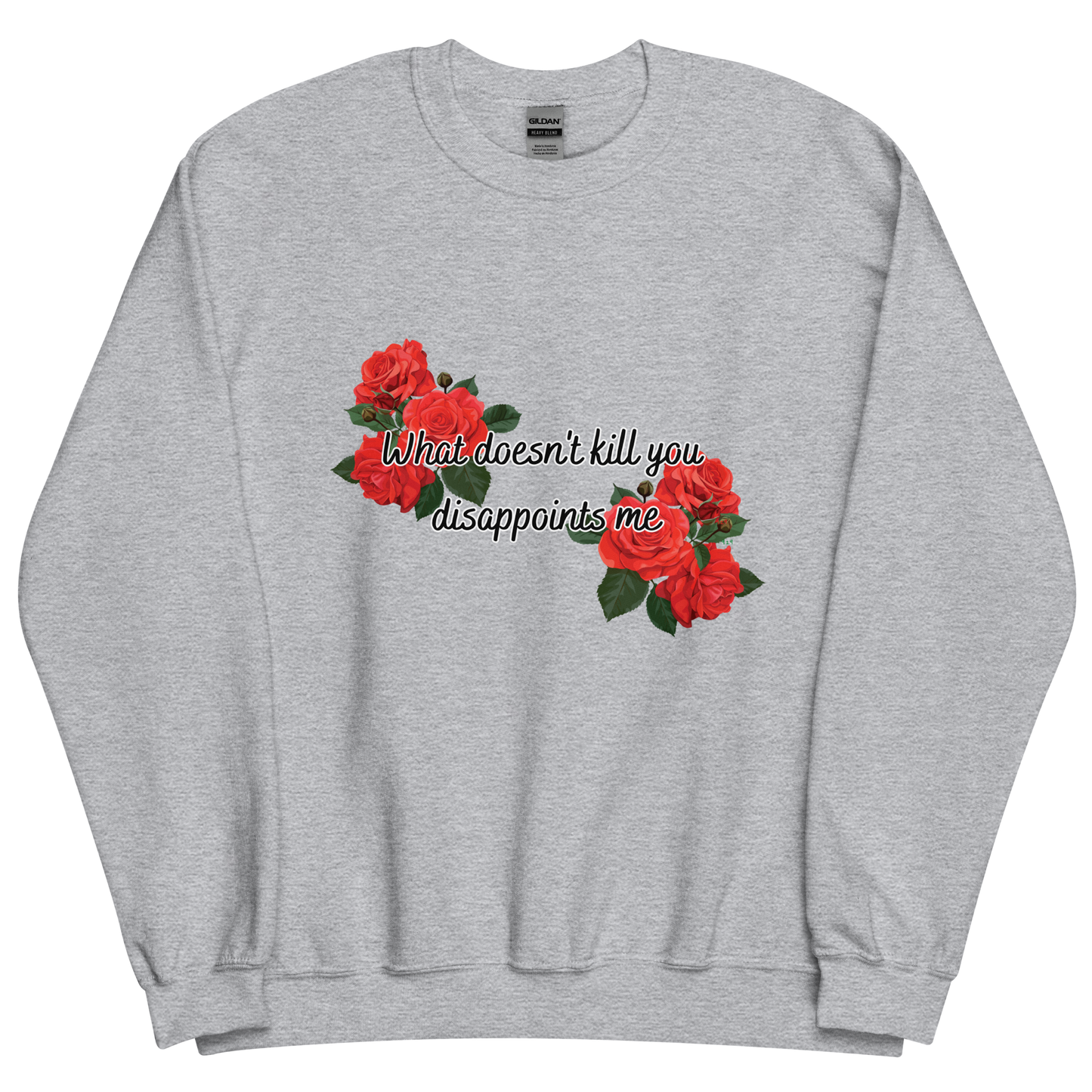 Sport grey sweatshirt with "WDKY" Original Nine-29 Design