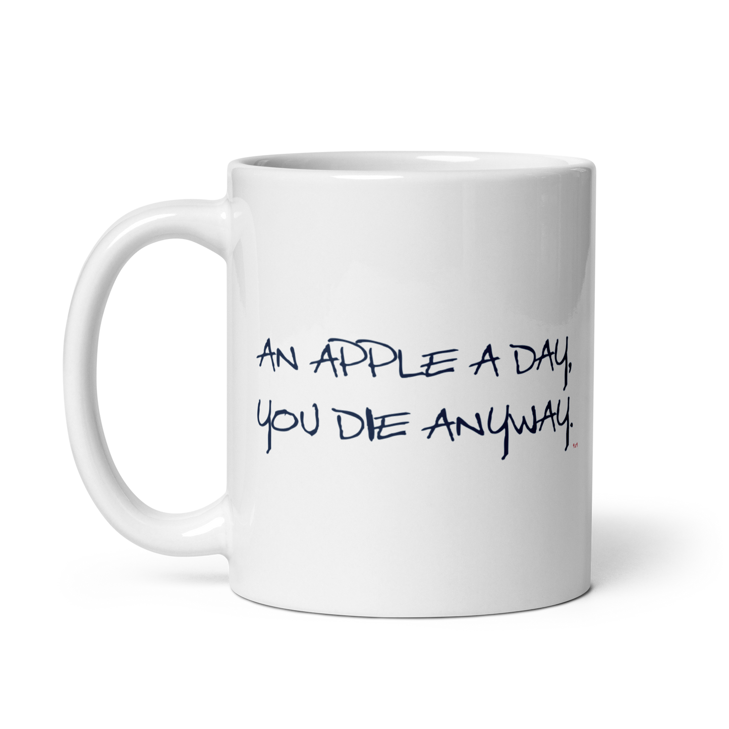 An Apple a Day White Mug