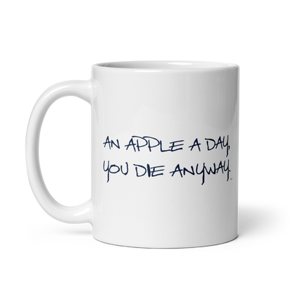 An Apple a Day White Mug