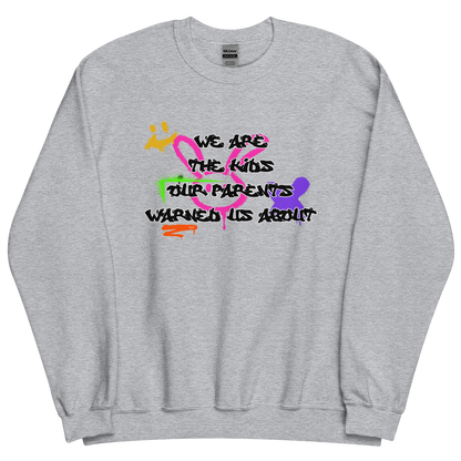 Sport grey sweatshirt with "Bad kids" Original Nine-29 Design