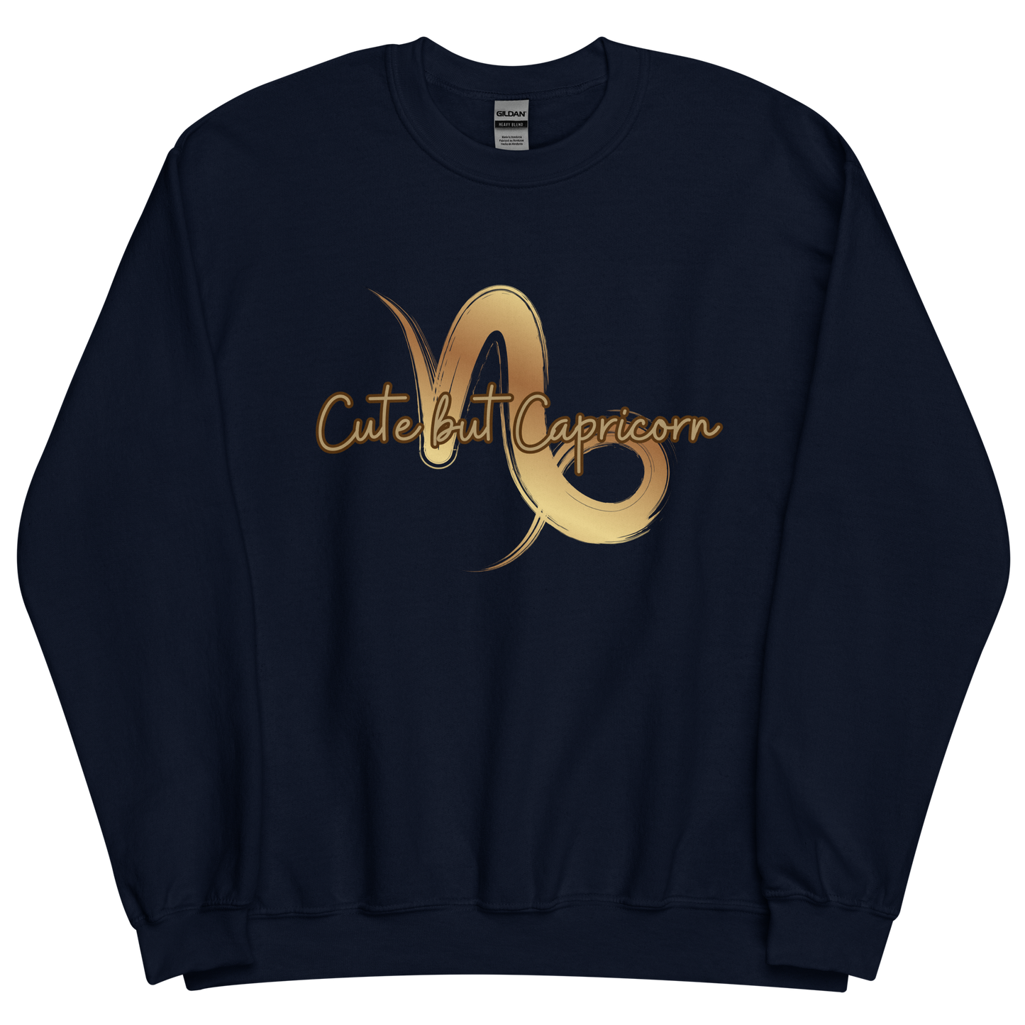 Navy sweatshirt with "Capricorn" Original Nine-29 Design