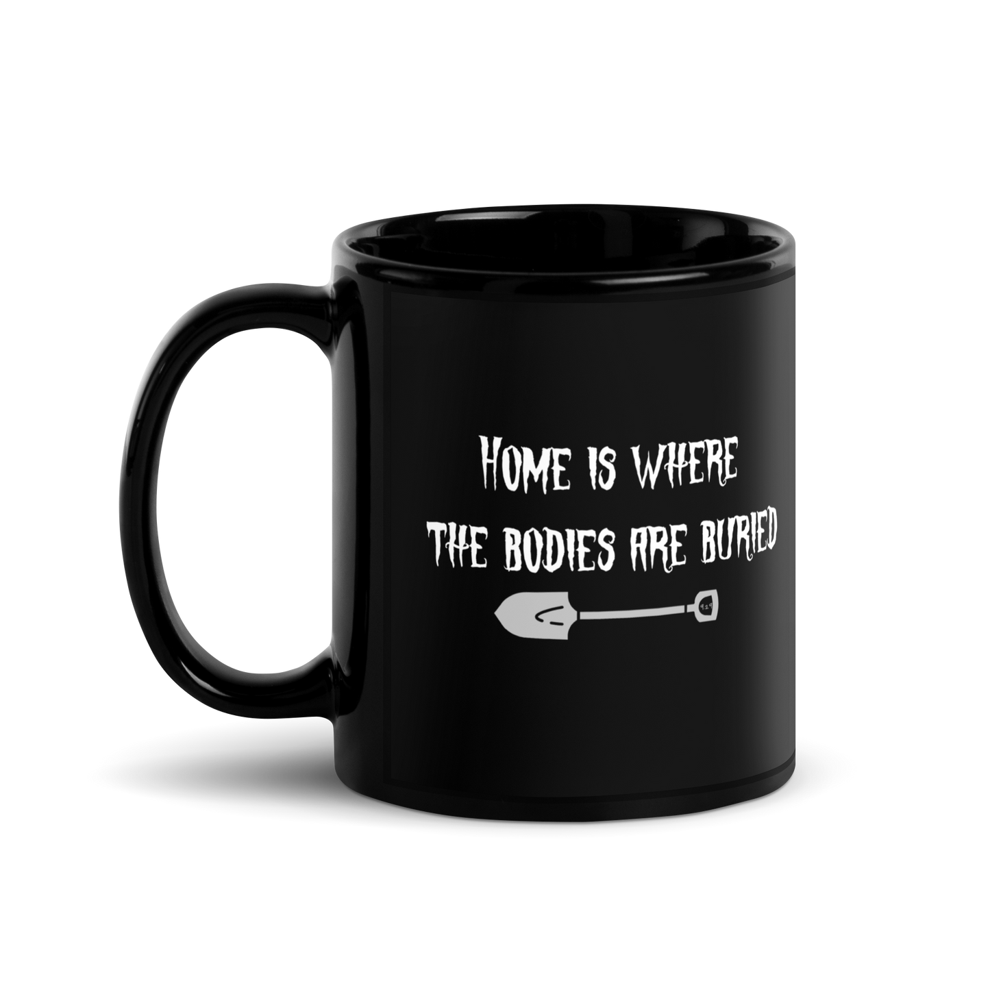 Black mug with "Home" Original Nine-29 Design