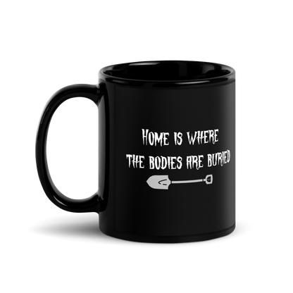 Black mug with "Home" Original Nine-29 Design