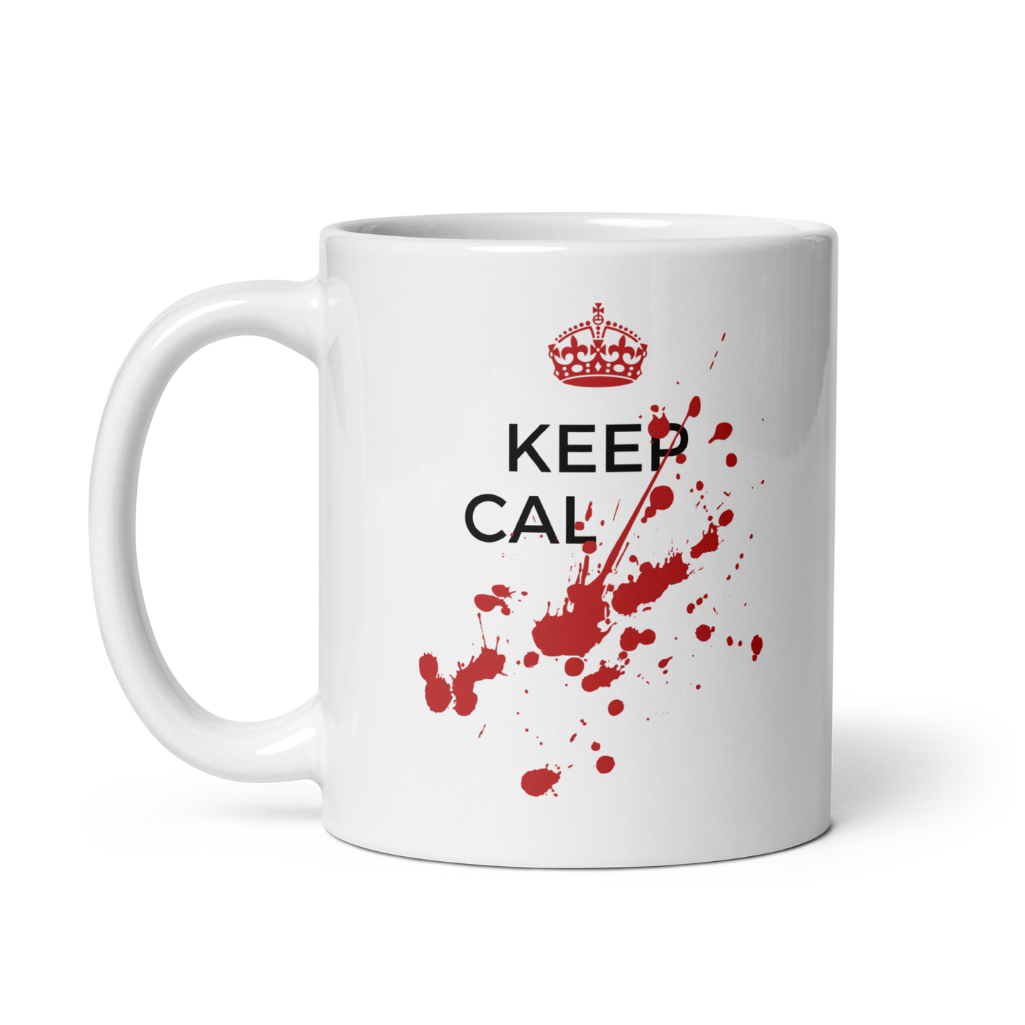 White Mug with Savage "Keep Calm" Original design by Nine-29 Design