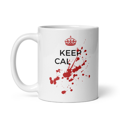 White Mug with Savage "Keep Calm" Original design by Nine-29 Design