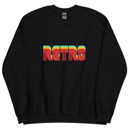 Black sweatshirt with "RETRO" Original Nine-29 Design