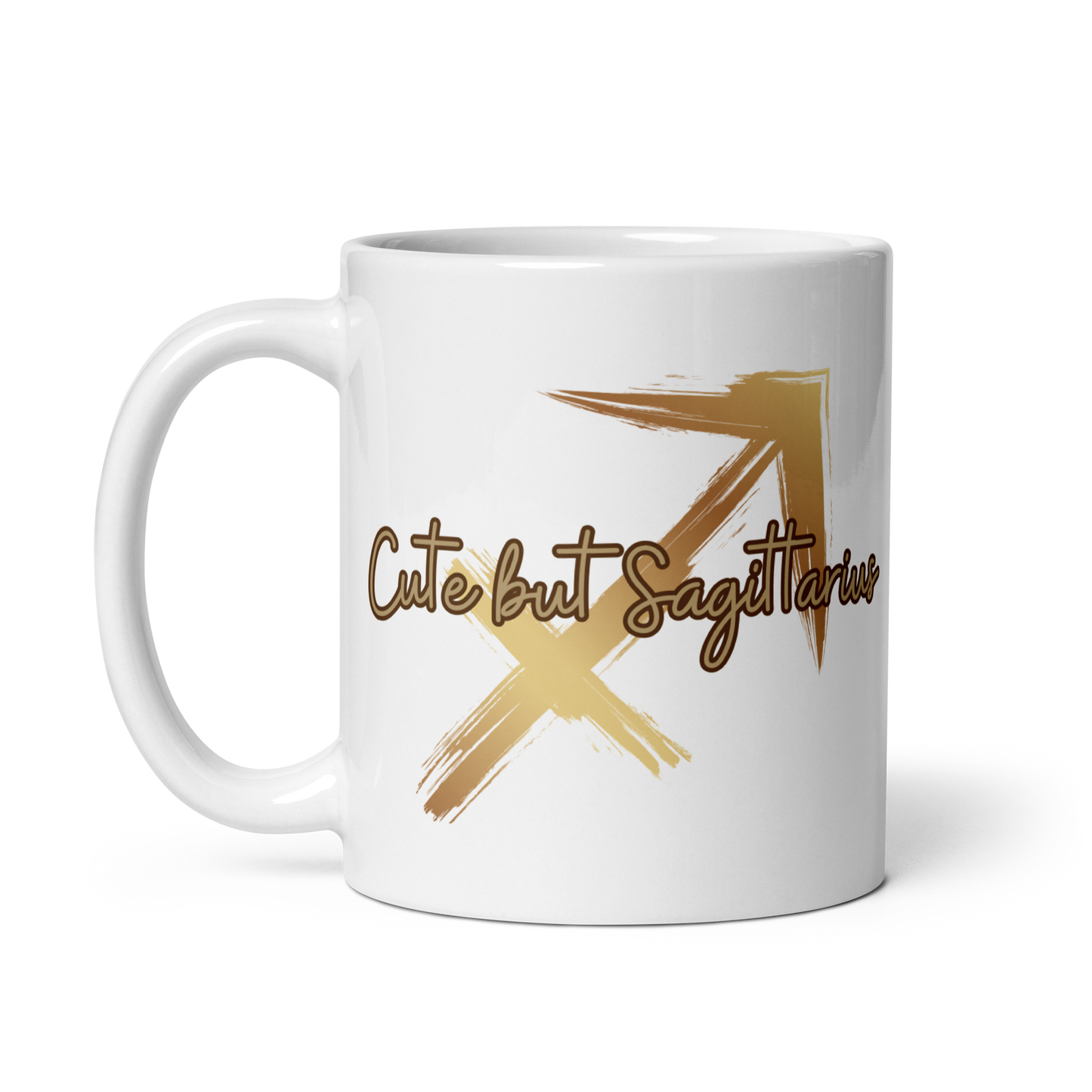 White mug with "Sagittarius" Original Nine-29 Design