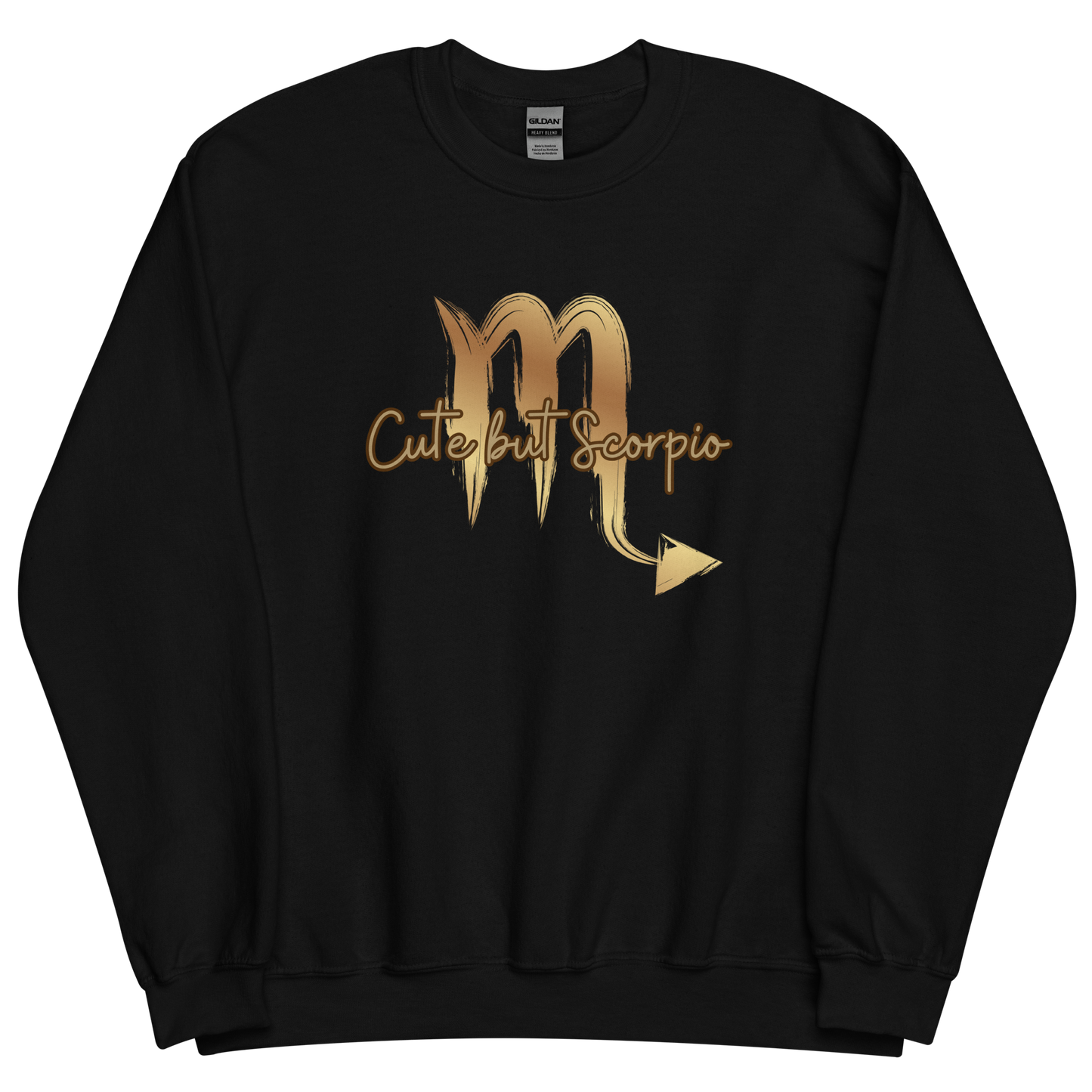 Black sweatshirt with "Scorpio" Original Nine-29 Design