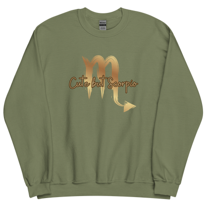 Military green sweatshirt with "Scorpio" Original Nine-29 Design