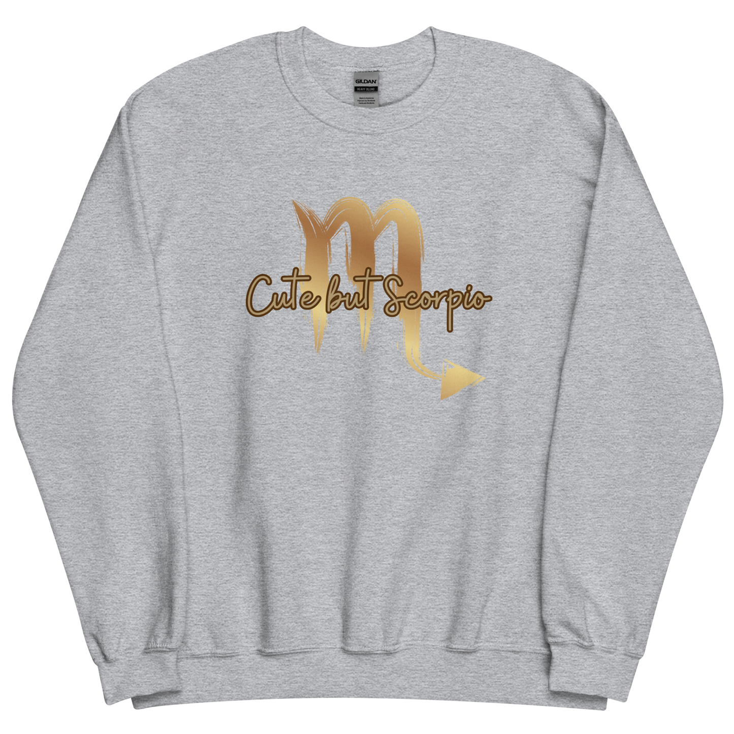 Sport grey sweatshirt with "Scorpio" Original Nine-29 Design