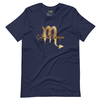 Navy t-shirt with "Scorpio" Original Nine-29 Design