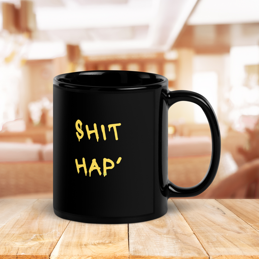 Thumbnail with Black mug with "This Hap" Original Nine-29 Design