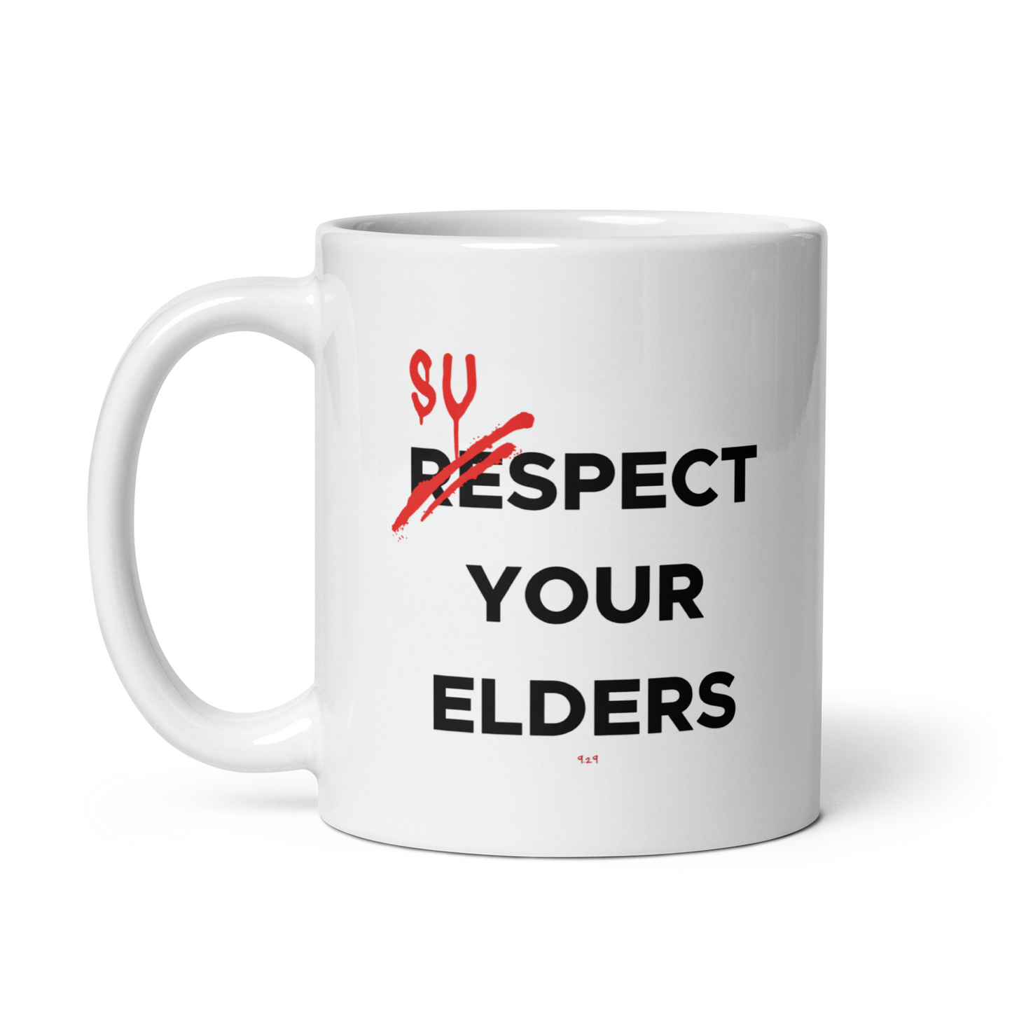 Respect your Elders White Mug