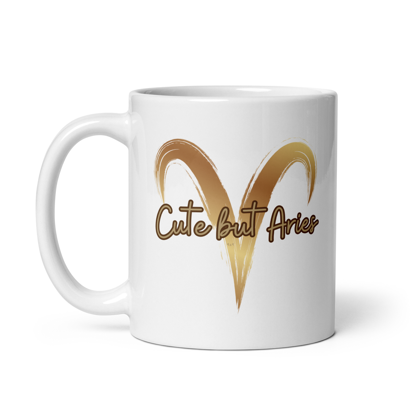 Aries White Mug